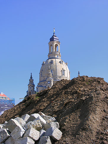 Foto Baustelle Frauenkirche