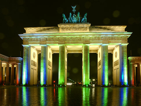 Foto Brandenburger Tor bei Nacht