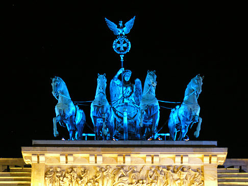 Fotos Quadriga bei Nacht