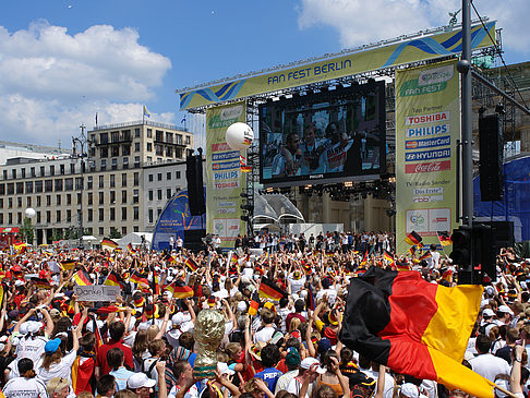 Leinwand und Fans Foto 