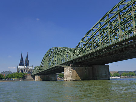 Hohenzollernbrücke am Kölner Dom